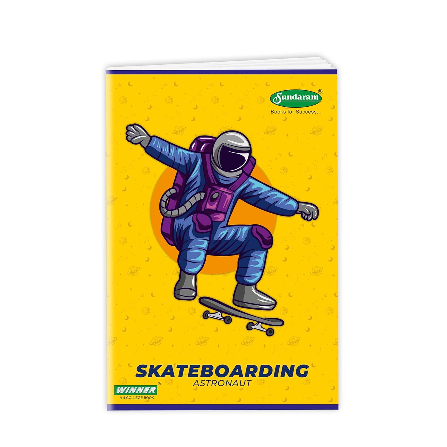 Sundaram A4 Note Book | Case Bound | 172 Pages | 21 X 29.7 cm | Single Line| C11