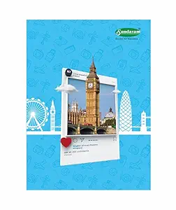Sundaram A4 Note Book | Case Bound | 386 Pages | 21 X 29.7 cm | Single Line| C16