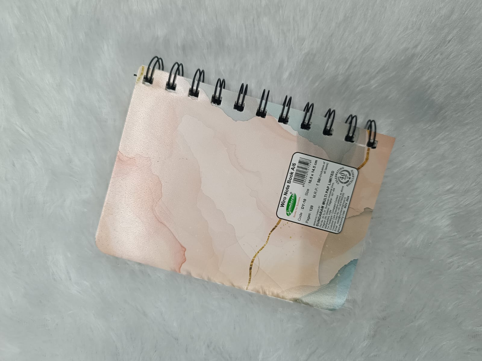 Sundaram Note Book | DY9 | Soft Bound | 122 Pages | 10.5 x 14.5 cm | Single Line |