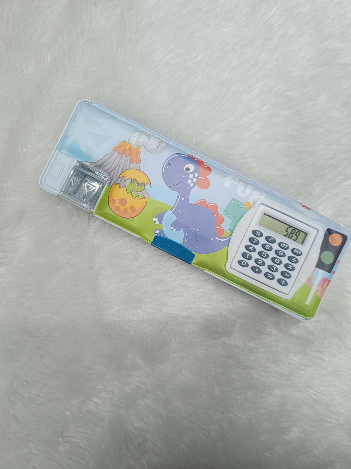 Magnetic Geometry Box - Double-Sided Pencil Case with Calculator for Students