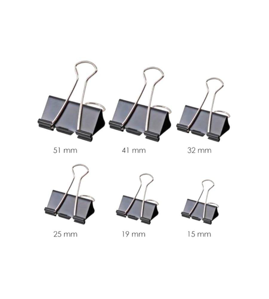 Accura Binder Clip 41 mm (Pack of 12 pcs)