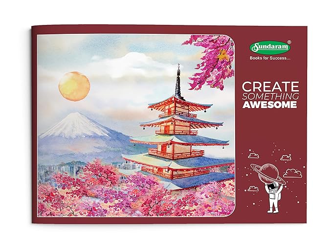 Sundaram Drawing Copy 36 Pages  (Soft Bound) D6 | Size - 4A JUMBO | 37 x 27 |