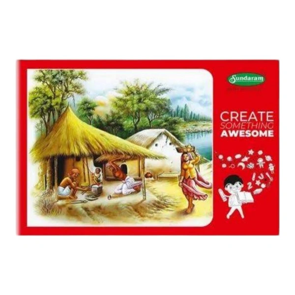Sundaram Drawing Copy 36 Pages (Soft Bound) D7 | Size - | 24 cm X 17 cm (3A )