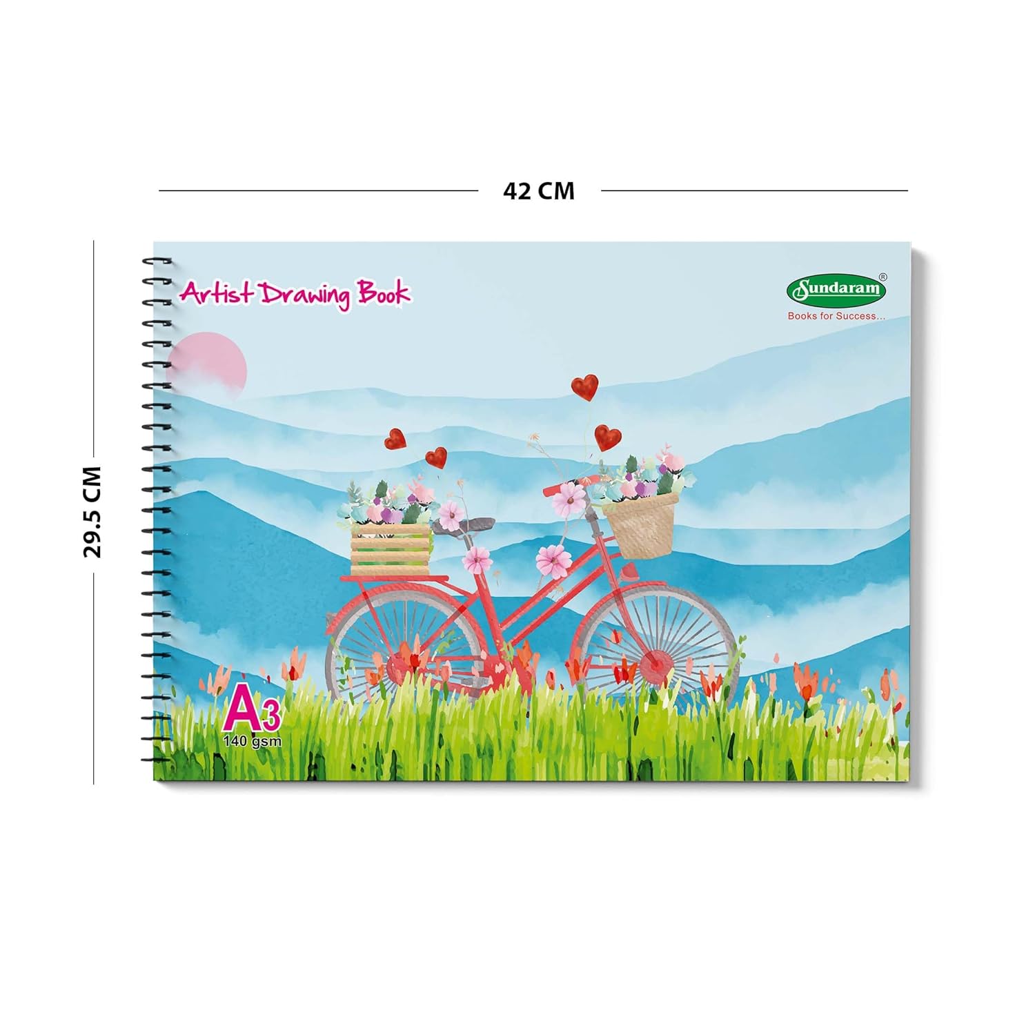 Sundaram Artist Collection, Artist Drawing Book | A3-100 Pages (D-12) | 29.5 x 42 |