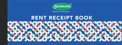 Sundaram Rent Receipt Book | 50 Sheets | RB3 | 28.5 x 10.5 |