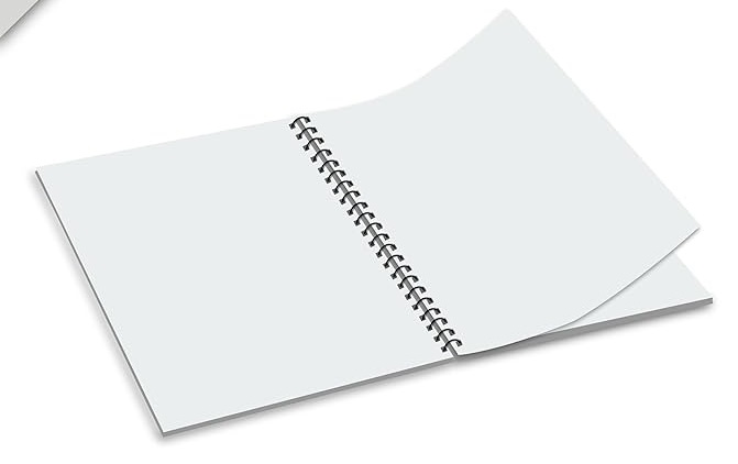 Sundaram Spiral Long Book | For Students And Executives |Unruled Spiral Bound With Safety Lock (S-13P) | A4 Size - 21 X 29.7 Cm | No Lines | 300 Pages |