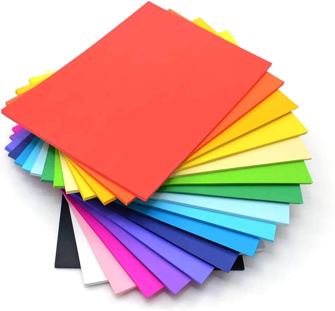 A4 100 Coloured Sheets (10 Sheets each color) Copy Printing/Art and Craft Paper Double Sided ColouredOffice Stationery Children's Day Gift, Birthday Gift, Party Favors,christmas decor etc