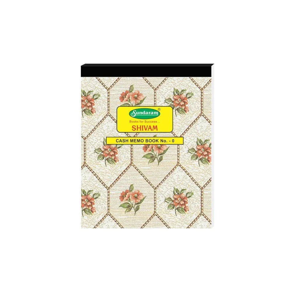 Sundaram | Shivam | Cash Memo | Bill Book | 0 No. | 10.5 x 14 cm | 100 Sets