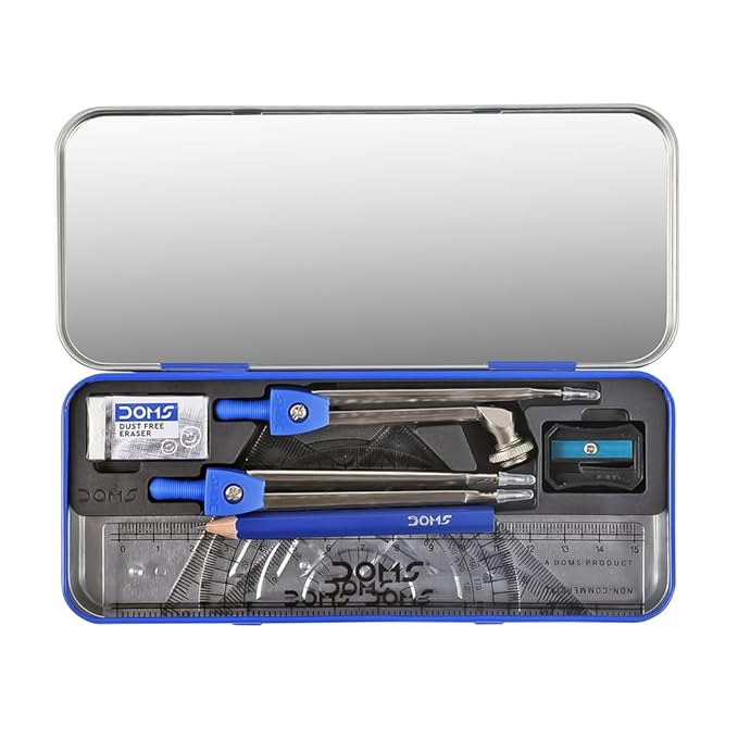 Doms Geommy Mathematical Drawing Instrument Geometry Box, Pack of 1