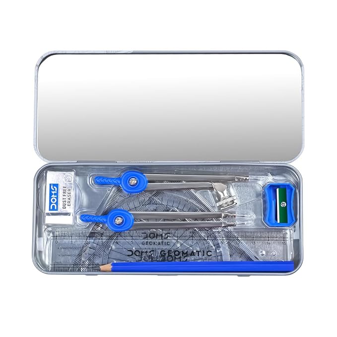 DOMS GEOMATIC GEOMETRY BOX AND DRAWING MATHEMATICAL INSTRUMENTS