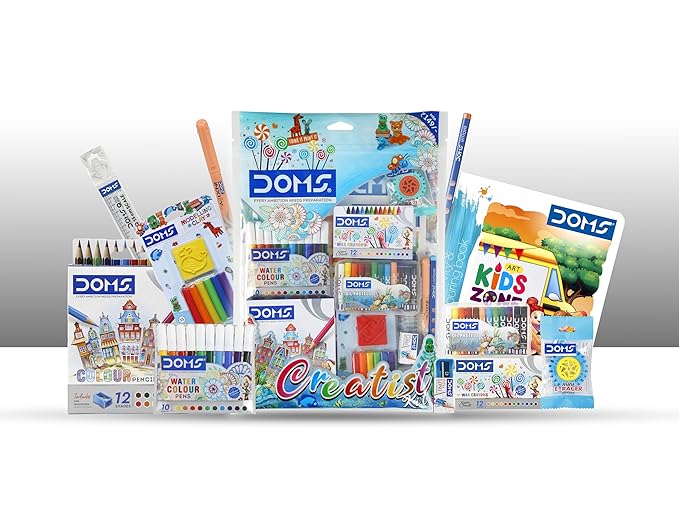 DOMS Creatist Kit | Including 11 Stationary Items | Useful for Gifting