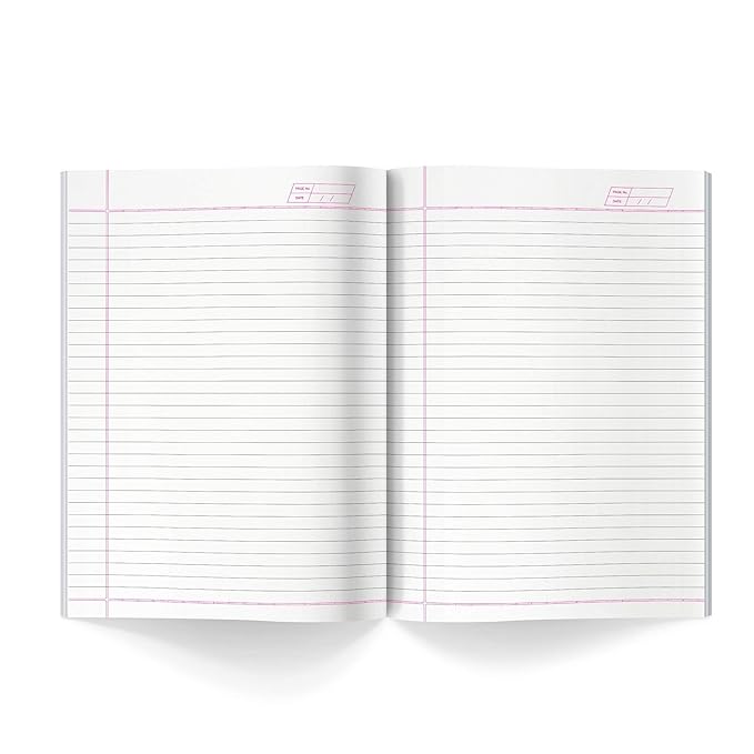 Sundaram A4 Note Book | Case Bound | 240 Pages | 21 X 29.7 cm | Single Line| C17 |