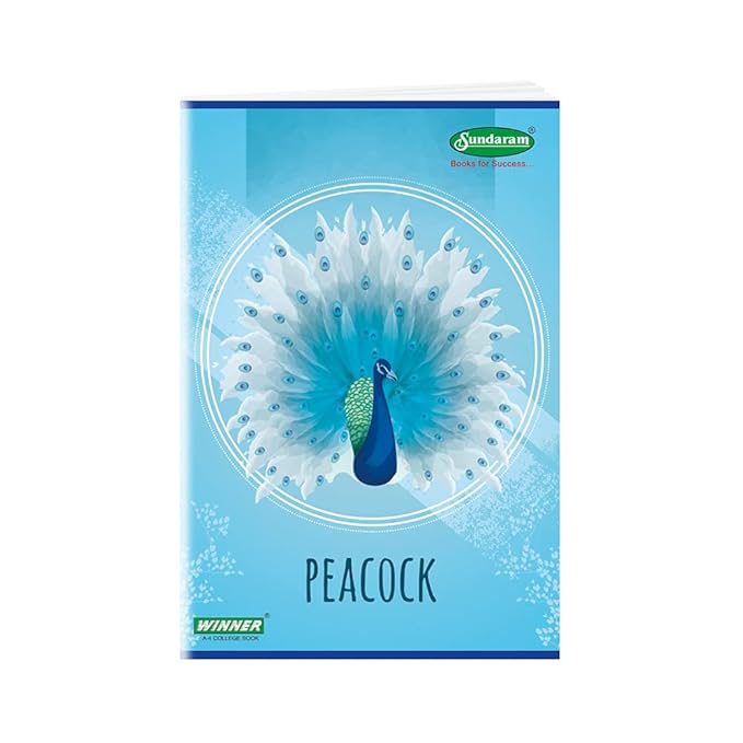 Sundaram A4 Note Book | Case Bound | 240 Pages | 21 X 29.7 cm | Single Line| C17 |