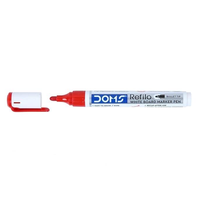 Doms Refilo Non-Toxic Hi-Tech Refillable White Board Pen