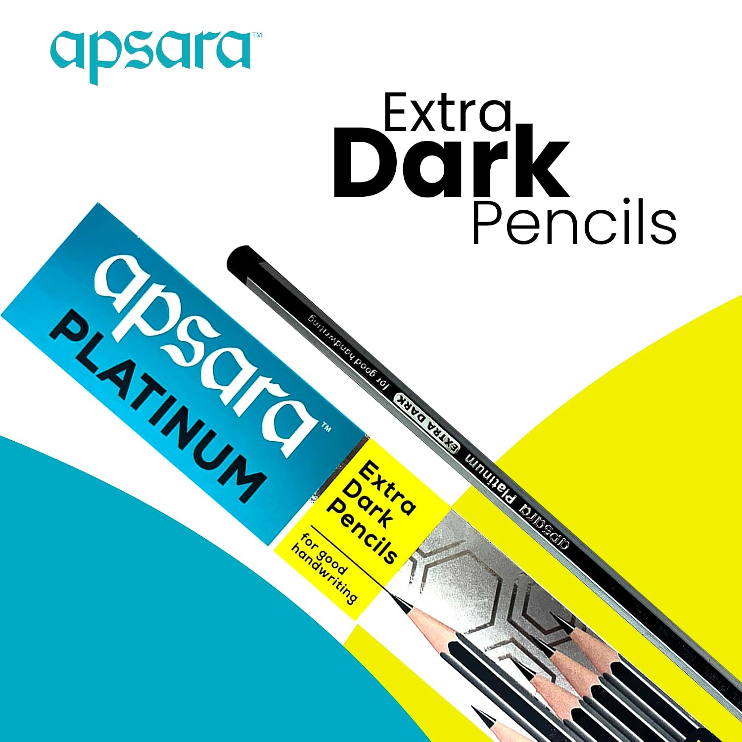 Apsara Platinum Extra Dark Pencils - Pack of 10