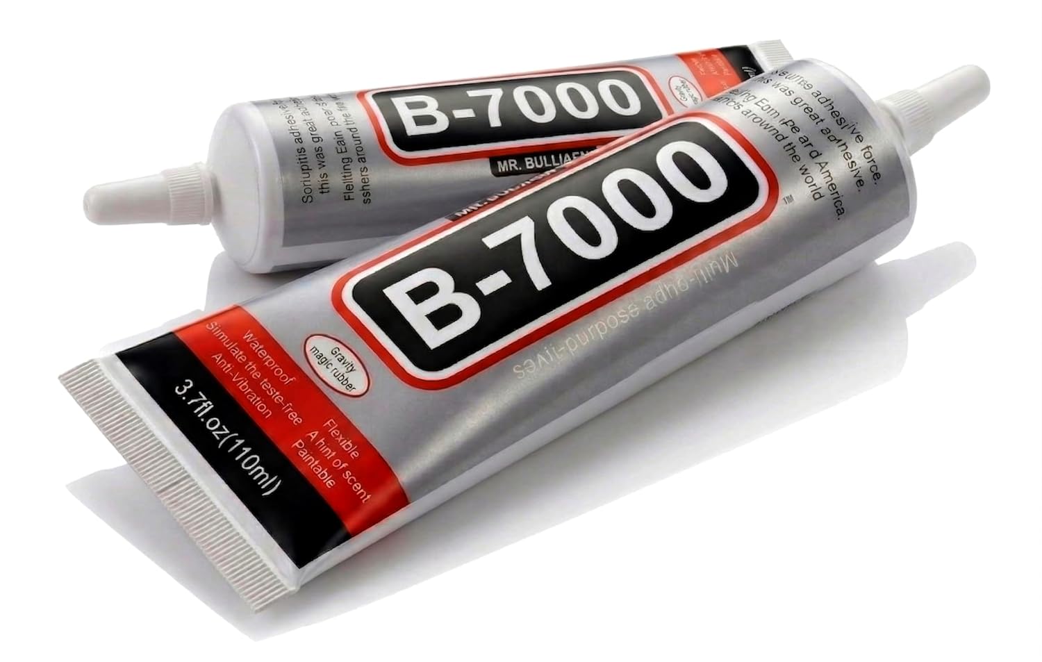 Multi-Purpose 110ml B-7000 Glue Transparent Adhesive for Jewellery, Mobile Phone, Epoxy Resin, Shoes, Toys, Bag, Touch Screen Cell Phone Repair (110 ml)